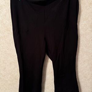 Chico's Black Cropped Pants 16 NWOT